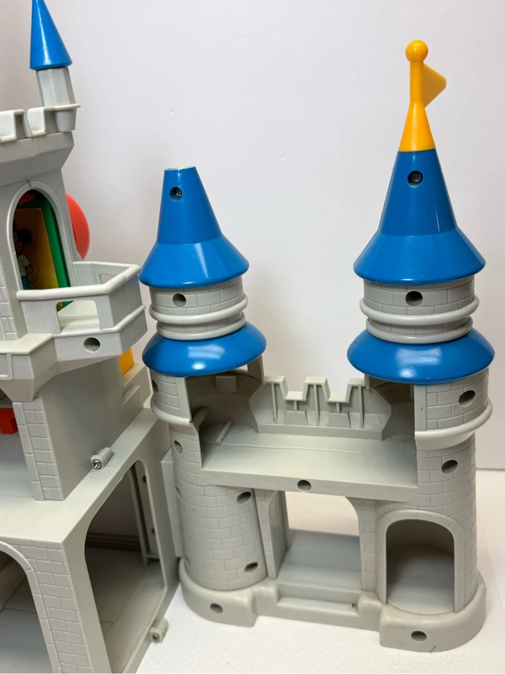 Vintage 1987 Playmates Disney Castle Cinderella Magic Kingdom Playset Tower Toy